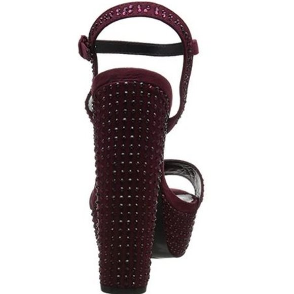 Aldo crystal embellished levata platform pumps - Picture 3 of 8